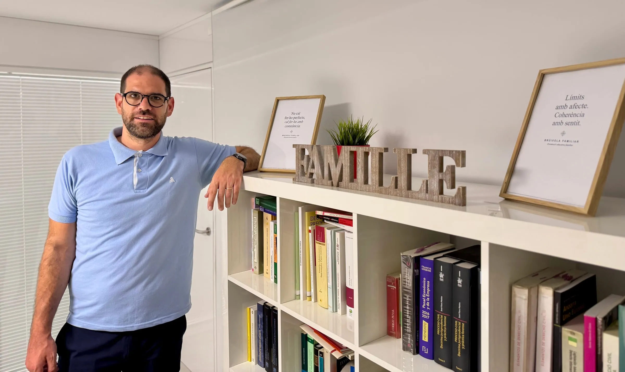 Guillem Garcia Badia en su espacio de trabajo